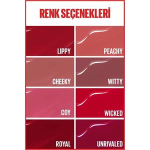 MAYBELLİNE NEW YORKKALICI LİKİT PARLAK RUJ 40 WİTT-