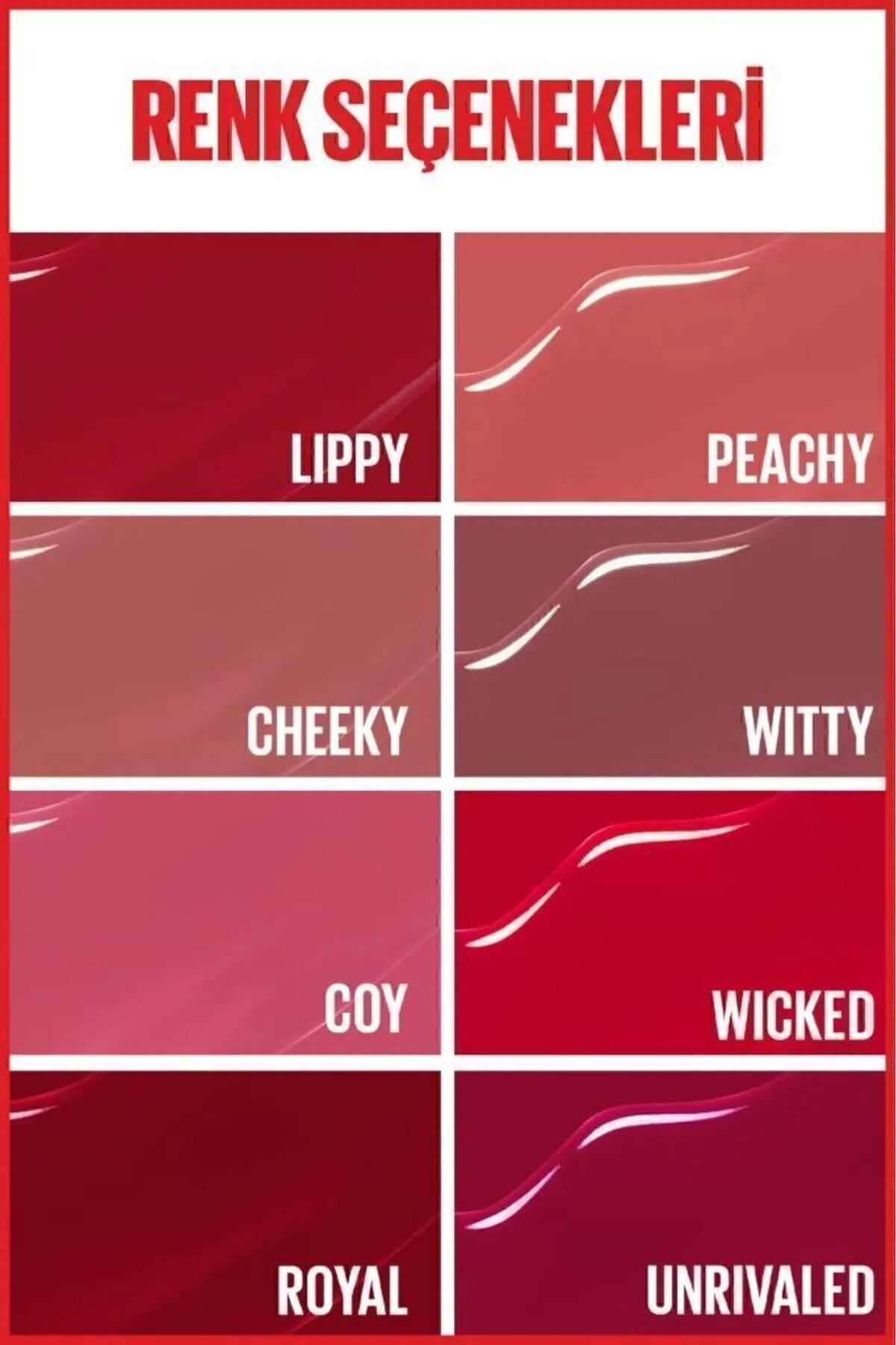 MAYBELLİNE NEW YORKKALICI LİKİT PARLAK RUJ 40 WİTT-