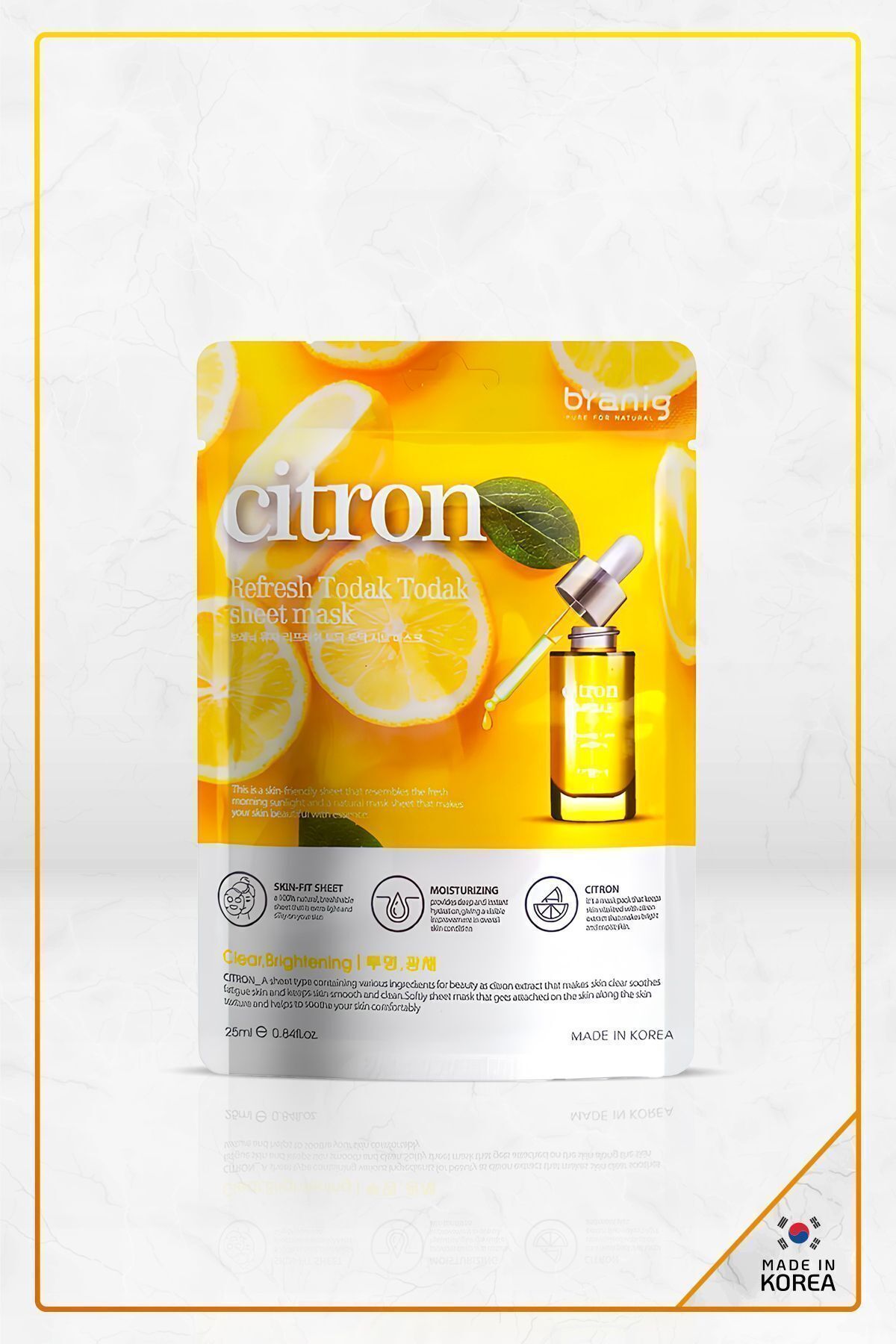 BRANIG C VİTAMİNİ IÇEREN NEMLENDİRİCİ VE AYDINLATICI LÜKS MASKE-