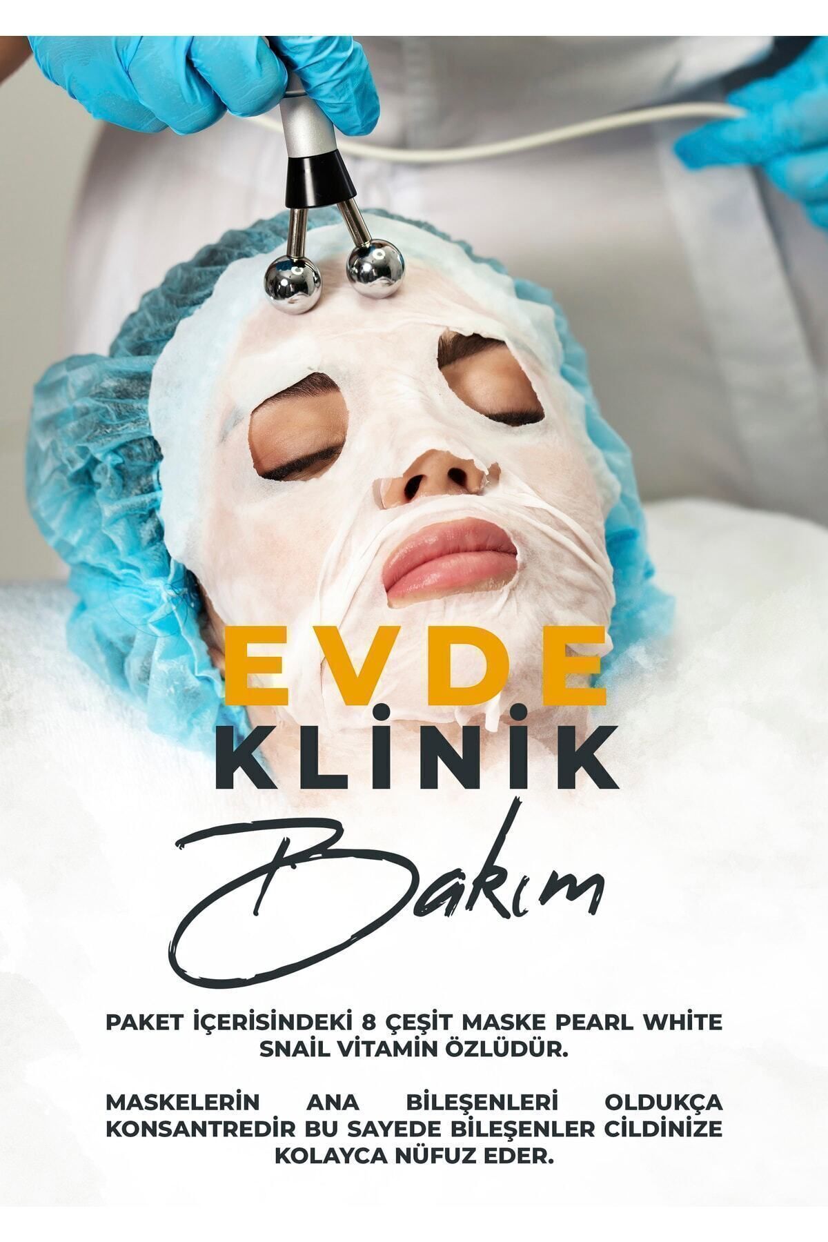 BRANIG ONARICI KIRIŞIKLIK KARIŞITI SALYANGOZ MÜSİNİ İÇEREN LÜKS MASKE-