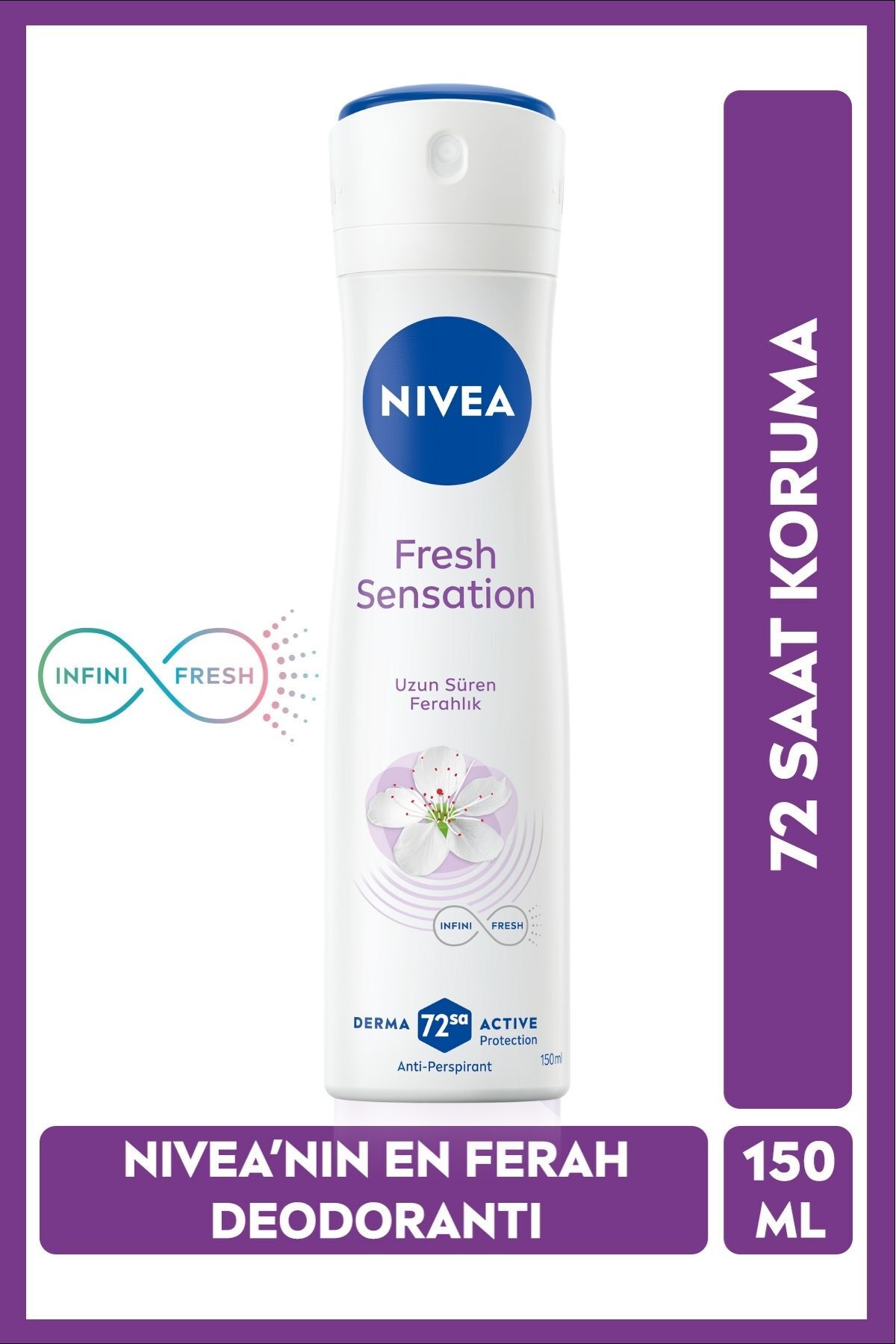 NİVEA DEODORANT FRESH SENSATİON 150ML-