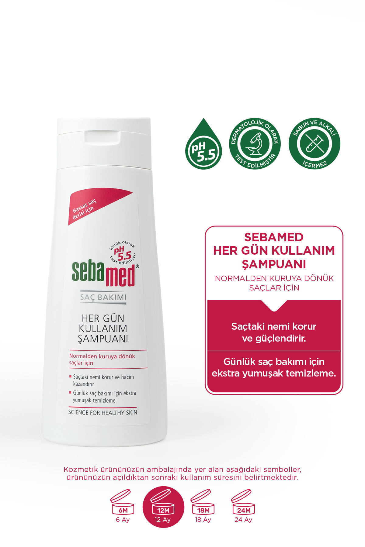 Sebamed Hergün kullanım  Şampuan 200 ml-