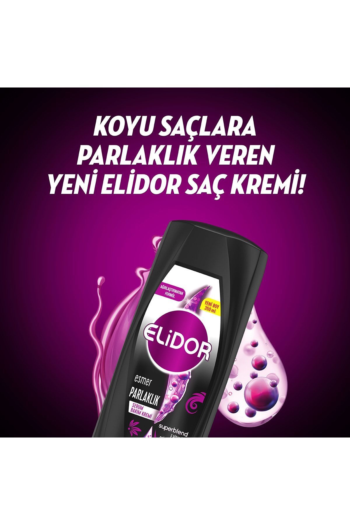 Elidor Superblend Serum Saç Kremi Esmer Parlaklk-