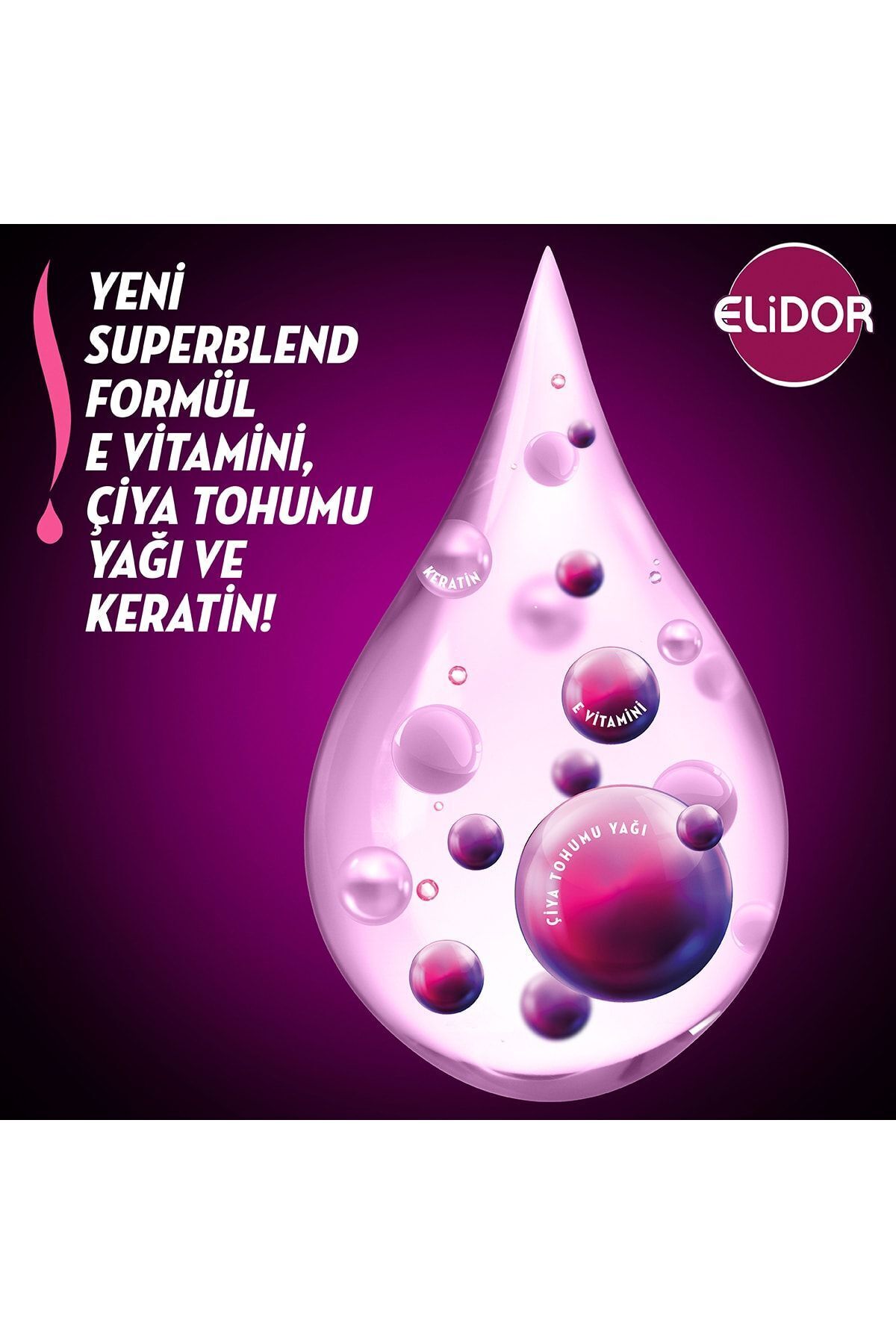 Elidor Superblend Serum Saç Kremi Esmer Parlaklk-