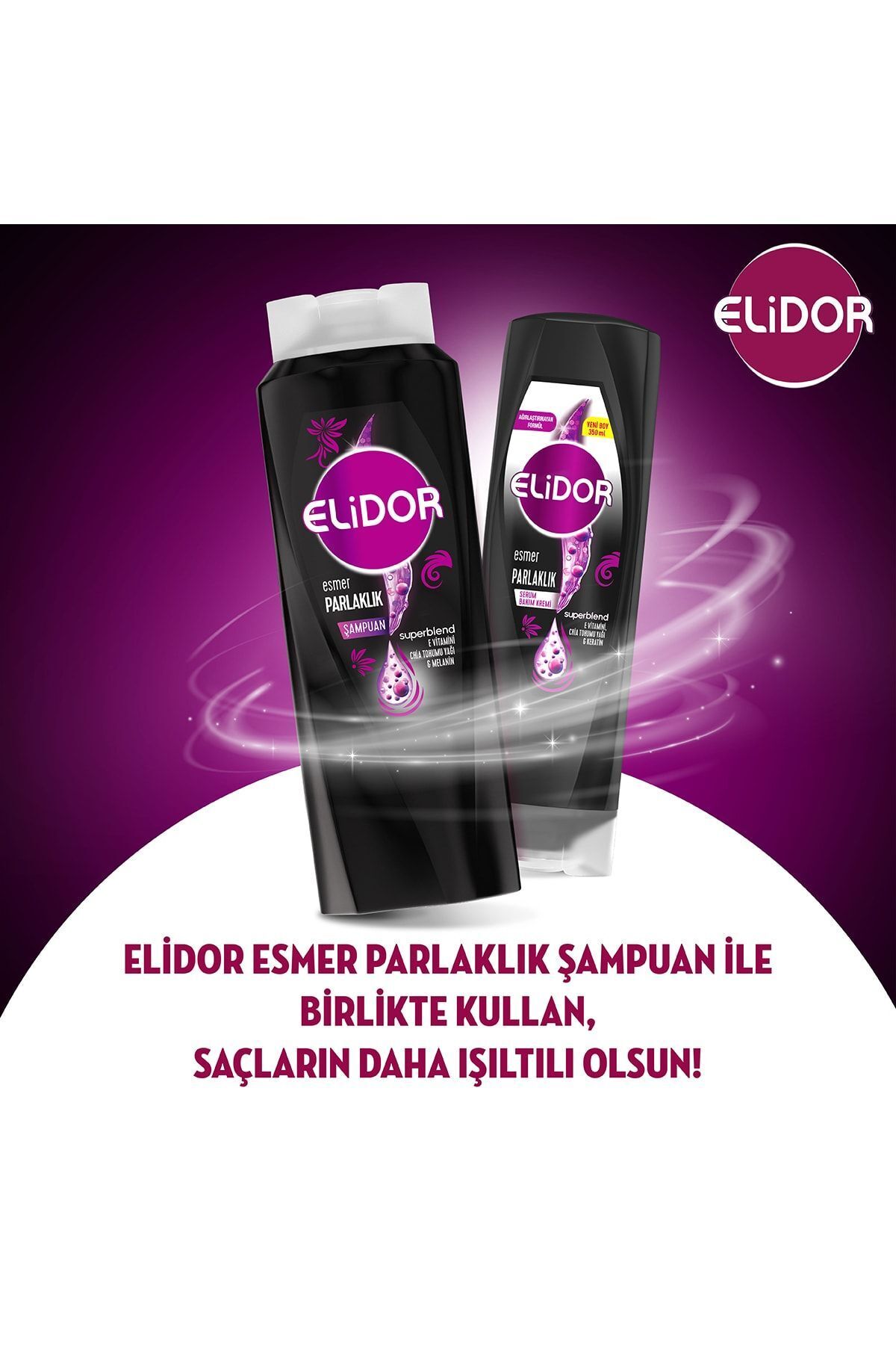 Elidor Superblend Serum Saç Kremi Esmer Parlaklk-