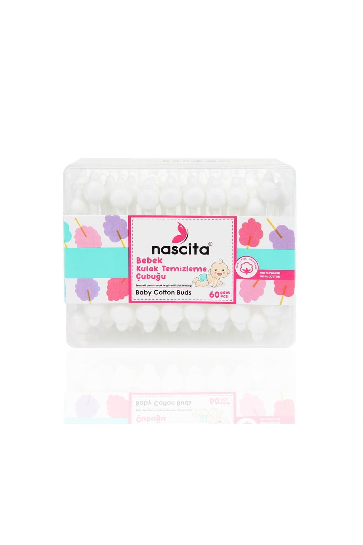 Nascita Bebek Kulak Temizleme Çubuğu-
