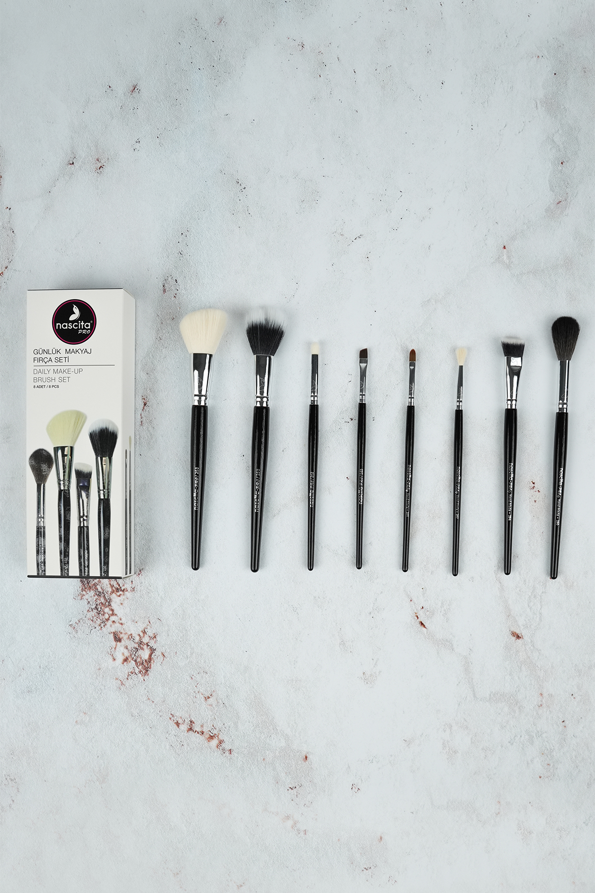 NASCİTA GÜNLÜK MAKYAJ FIRÇA SETİ-