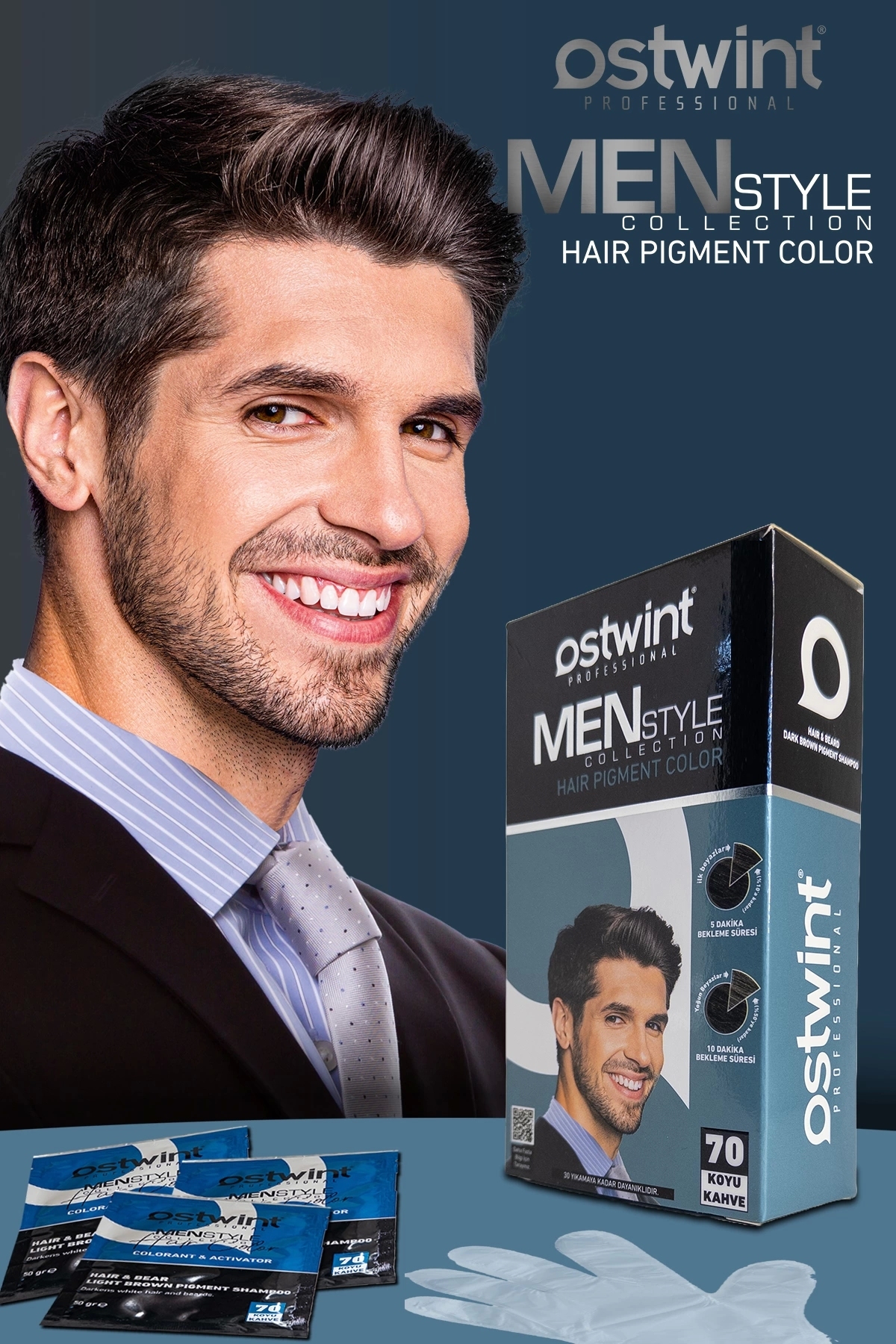OSTWİNT PİGMENT COLOR SHAMPOO NO:70 KOYU KAHVE-