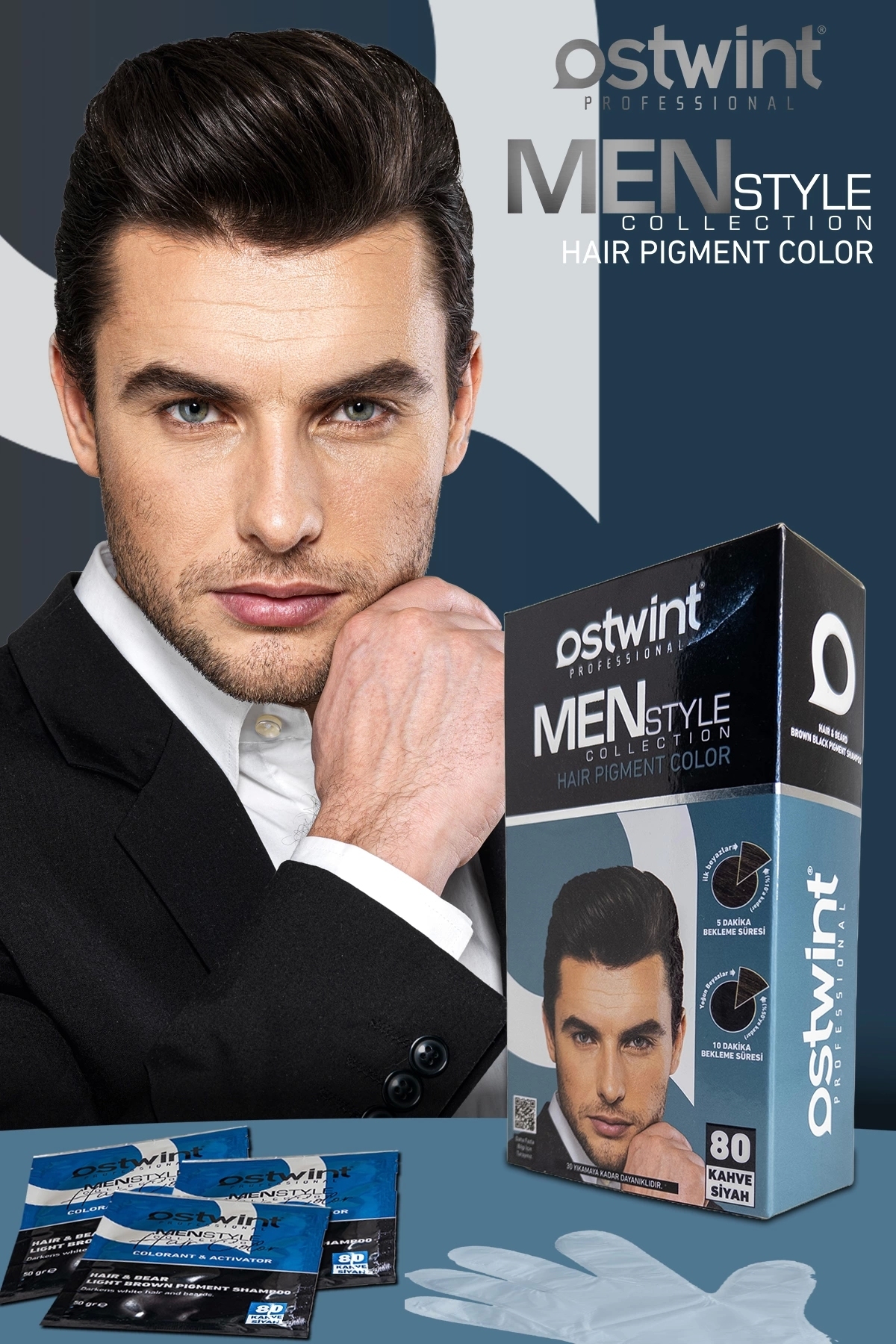 OSTWİNT PİGMENT COLOR SHAMPOO NO:80 KAHVE SİYAH-