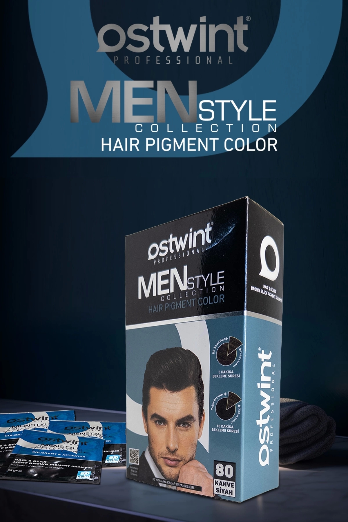 OSTWİNT PİGMENT COLOR SHAMPOO NO:80 KAHVE SİYAH-