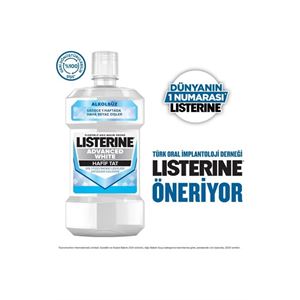 LİSTERİNE ADVANCED WHİTE HAFİF TAT AĞİZ BAKİM SUYU-