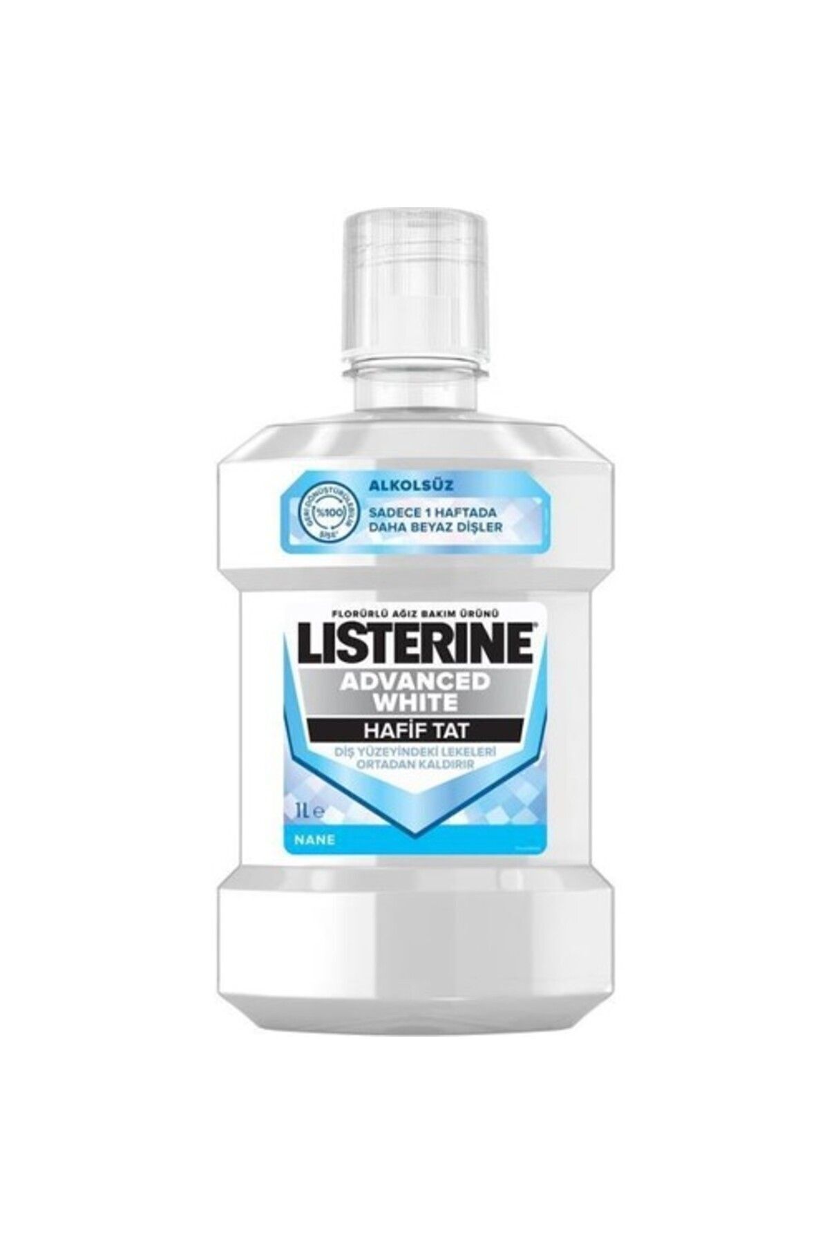 LİSTERİNE ADVANCED WHİTE HAFİF TAT AĞİZ BAKİM SUYU-