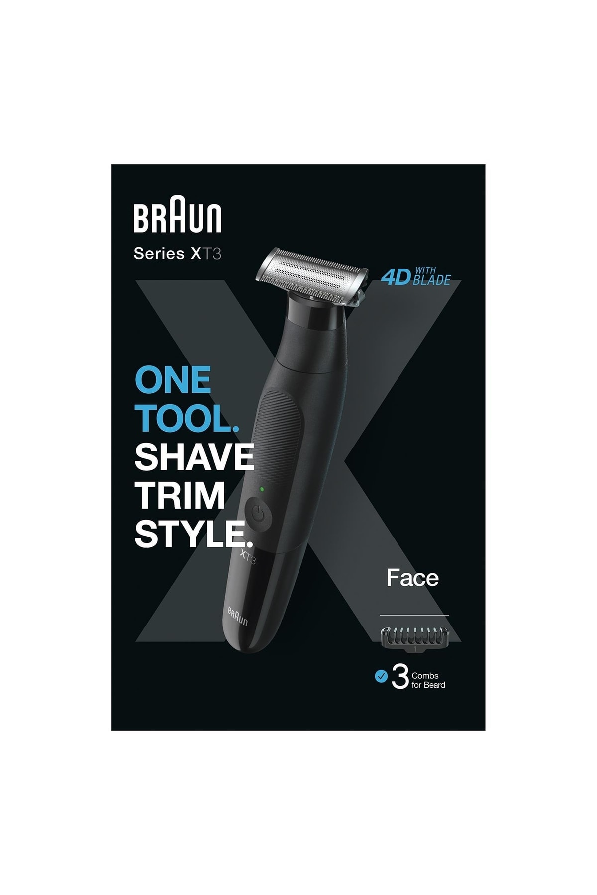BRAUN SERİES X XT 3100 SAKAL ŞEKİLLENDİRME VE TIRA-