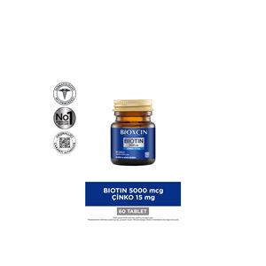 BİOXCİN BİOTİN 5.000 MCG 60 TABLET ŞAMPUAN 300 ML-