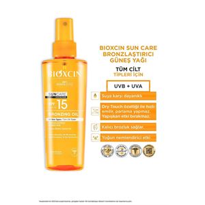 BİOXCİN SUN CARE BRONZLAŞTIRICI YAĞ 200 ML 15 SPF-