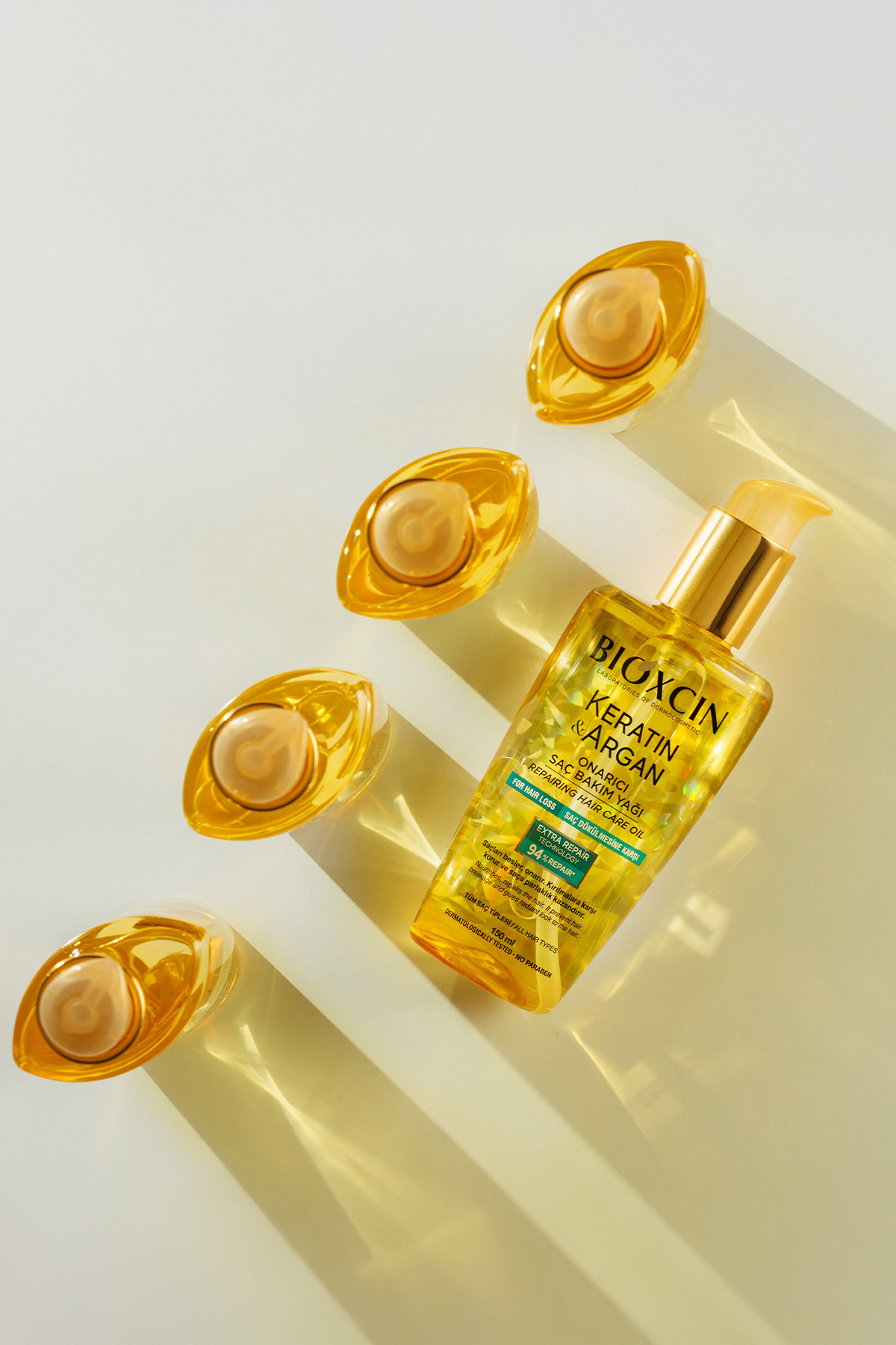 BİOXCİN KERATİN & ARGAN ONARICI SAÇ BAKIM YAĞI 150-