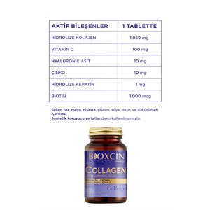 BİOXCİN BEAUTY COLLAGEN 30 TABLET - TİP1 TİP 3 HİDROLİZE-