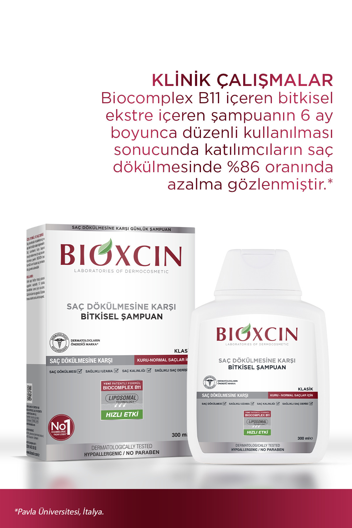 BİOXCİN KLASİK KURU VE NORMAL SAÇLAR IÇİN ŞAMPUAN-