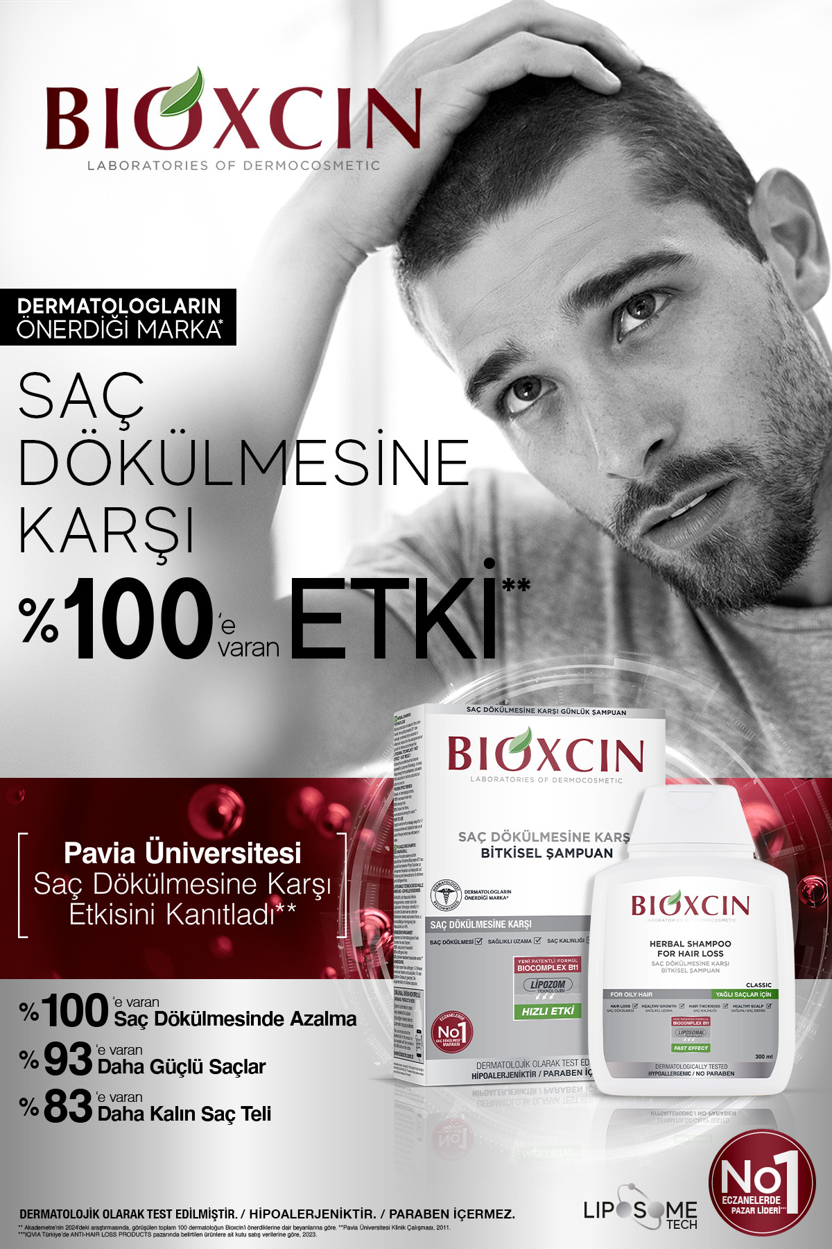 BİOXCİN KLASİK YAĞLI SAÇLAR IÇİN ŞAMPUAN 300 ML-