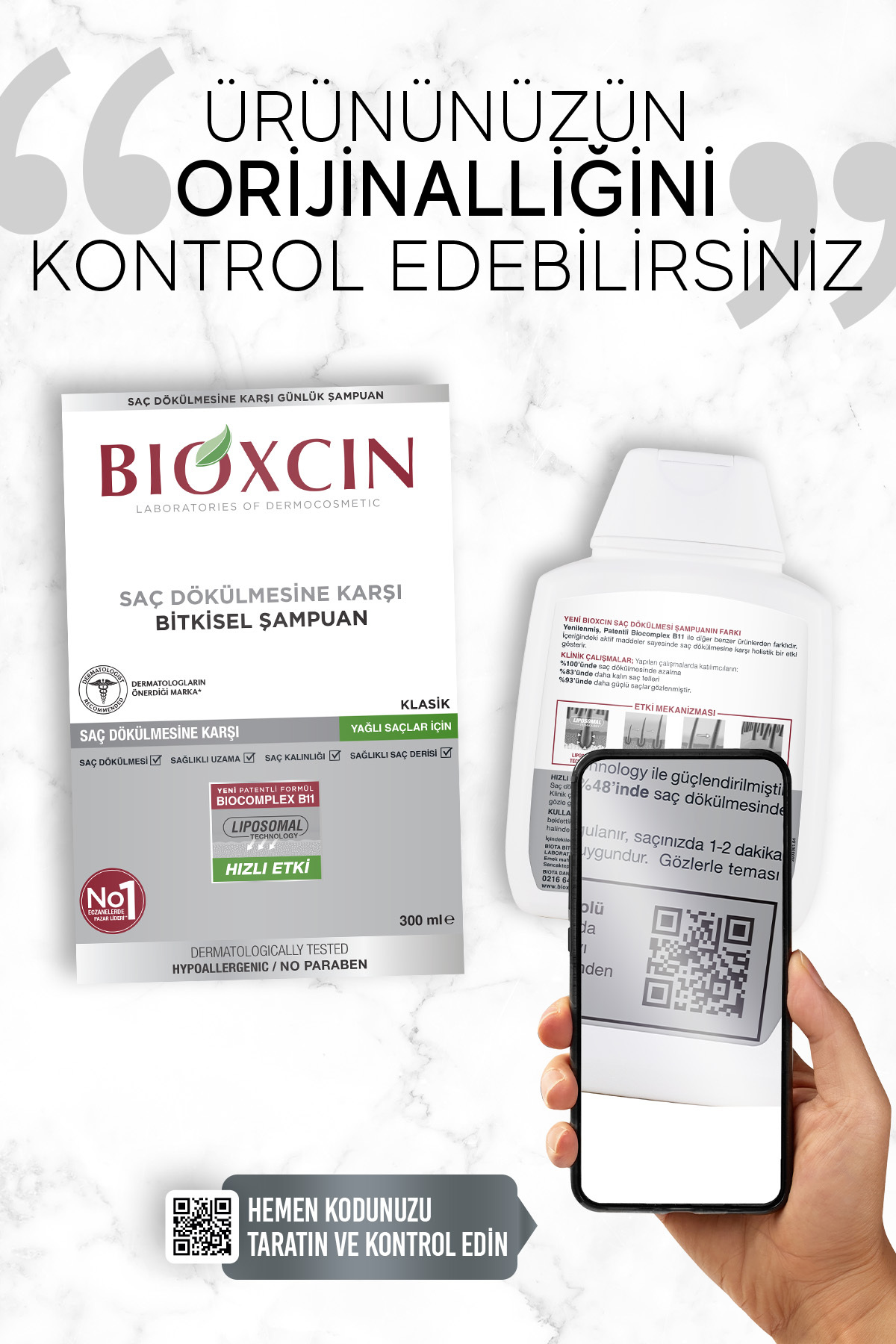 BİOXCİN KLASİK YAĞLI SAÇLAR IÇİN ŞAMPUAN 300 ML-