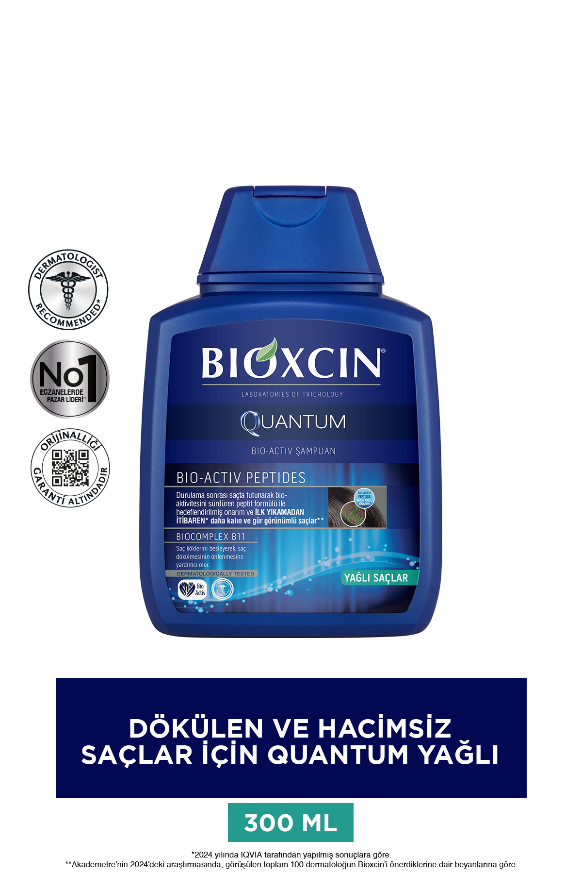 BİOXCİN QUANTUM ŞAMPUAN 3 AL 2 ÖDE YAĞLI SAÇLAR İÇİN-