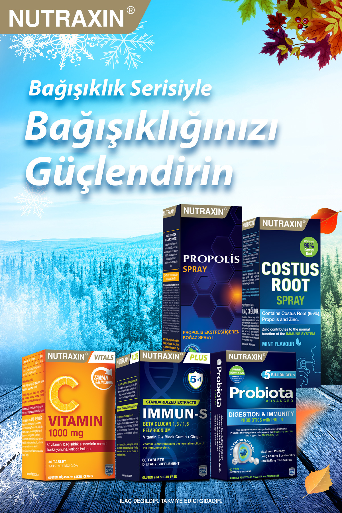 NUTRAXİN PROBİOTA ADVANCED 60 TABLET-