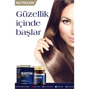 NUTRAXİN BİOTİN 5000 MCG 30 TABLET SAÇ VİTAMİNİ-