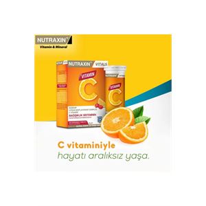 NUTRAXİN C VİTAMİNİ ÇİĞNEME TABLETİ - C VİTAMİNİ D-