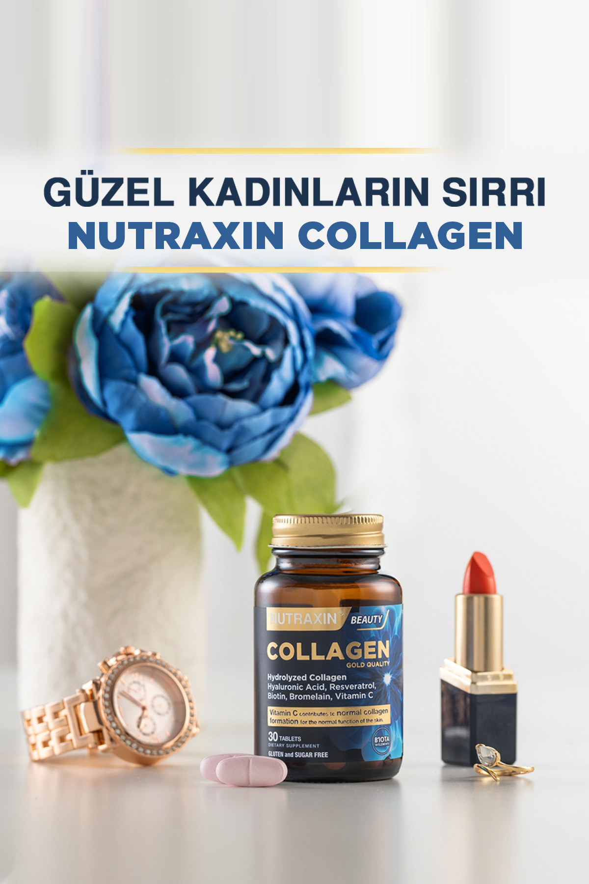 NUTRAXİN HİDROLİZE KOLAJEN 30 TABLET TİP1 TİP3-