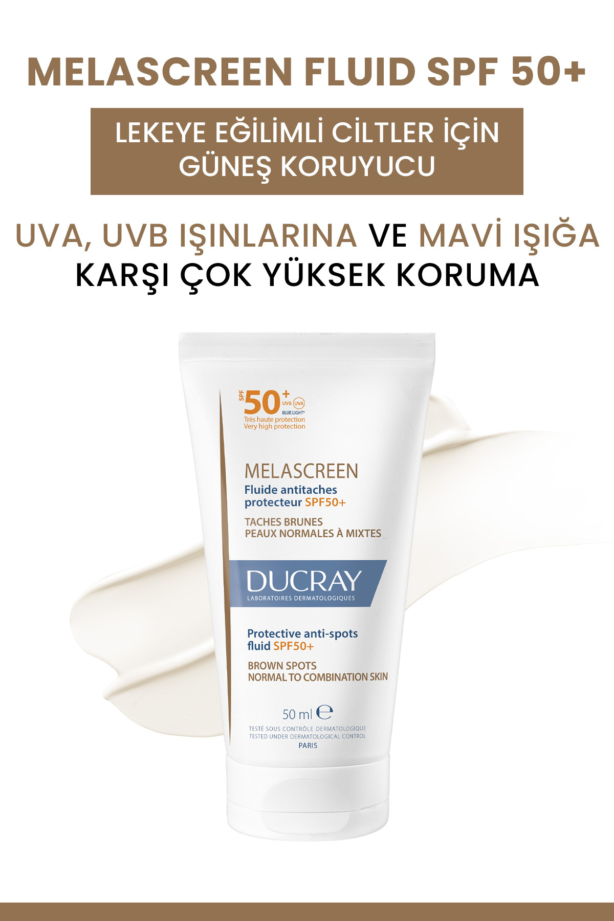 Ducray Melascreen Spf50+ Fluid-