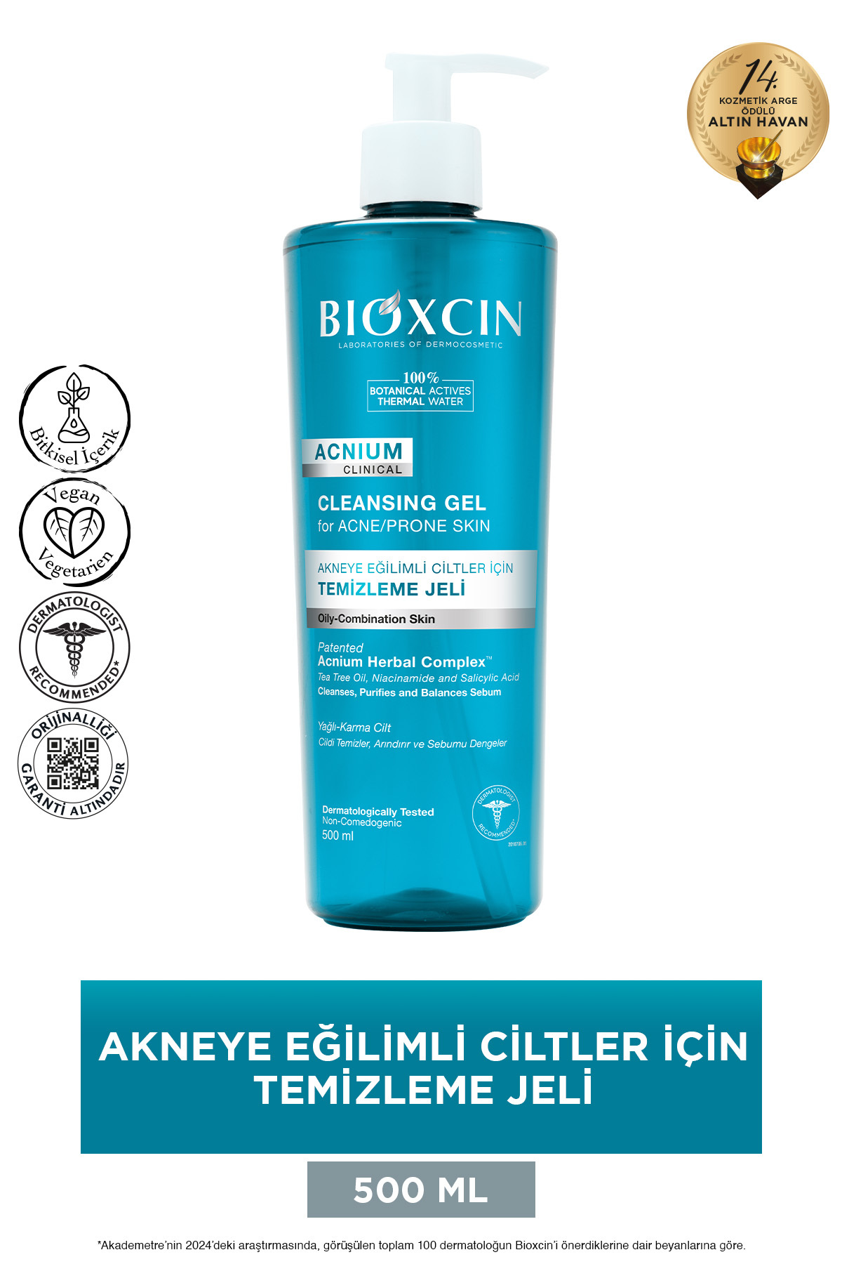 Bioxcin Acnium Sebum Dengeleyici Yüz Yıkama Jeli 5-