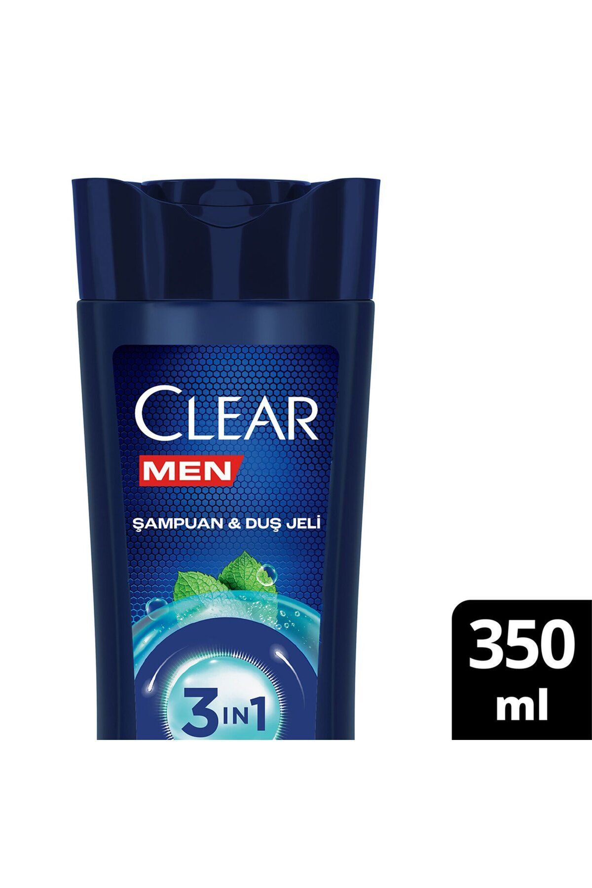 Clear Men 3 In1 Şampuan&Duş Jeli Ferahlatıcı Mento-