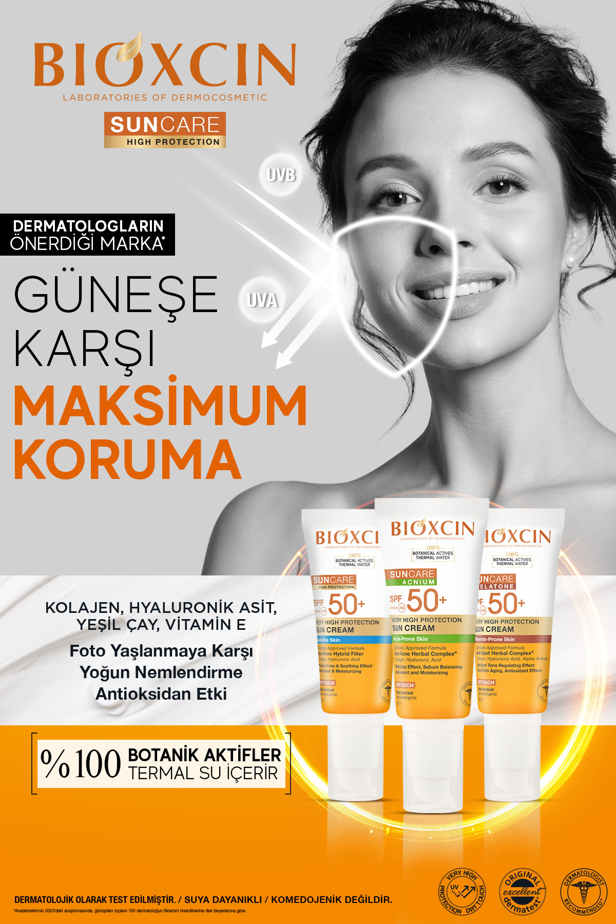 Bioxcin Sun Care Akneye Eğilimli Ciltler Için Güne-