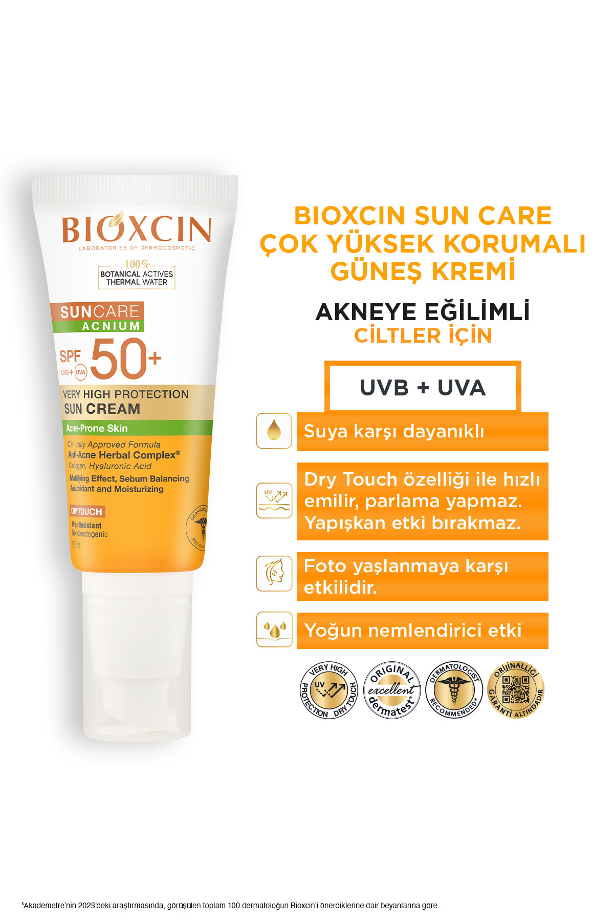 Bioxcin Sun Care Akneye Eğilimli Ciltler Için Güne-