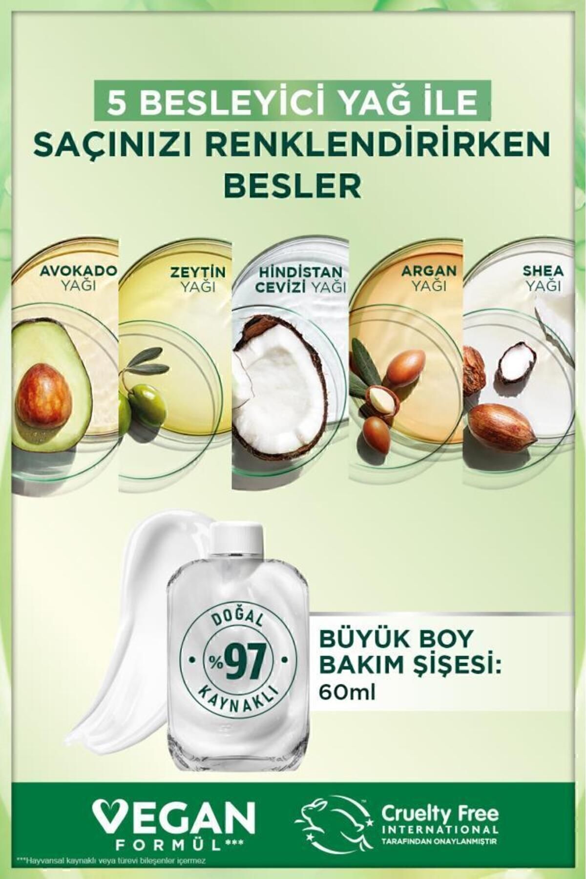 Garnier Nutrisse Yoğun Besleyici Saç Boyası 8-