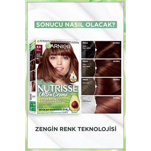 GARNİER NUTRİSSE YOĞUN BESLEYİCİ SAÇ BOYASI 4.5-