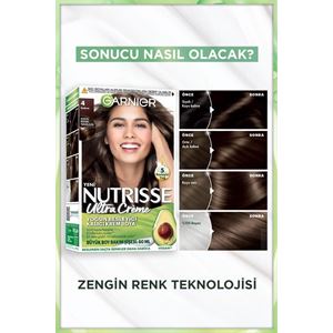 Garnier Nutrisse Yoğun Besleyici Saç Boyası 4-