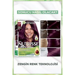 Garnier Nutrisse Yoğun Besleyici Saç Boyası 4.26-