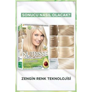 Garnier Nutrisse Yoğun Besleyici Saç Boyası 10.1A-