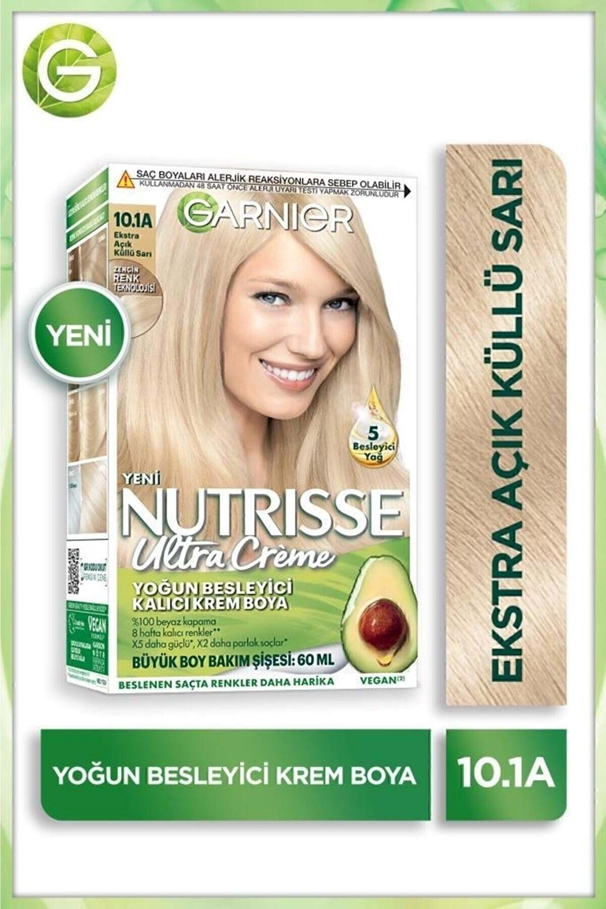 Garnier Nutrisse Yoğun Besleyici Saç Boyası 10.1A-
