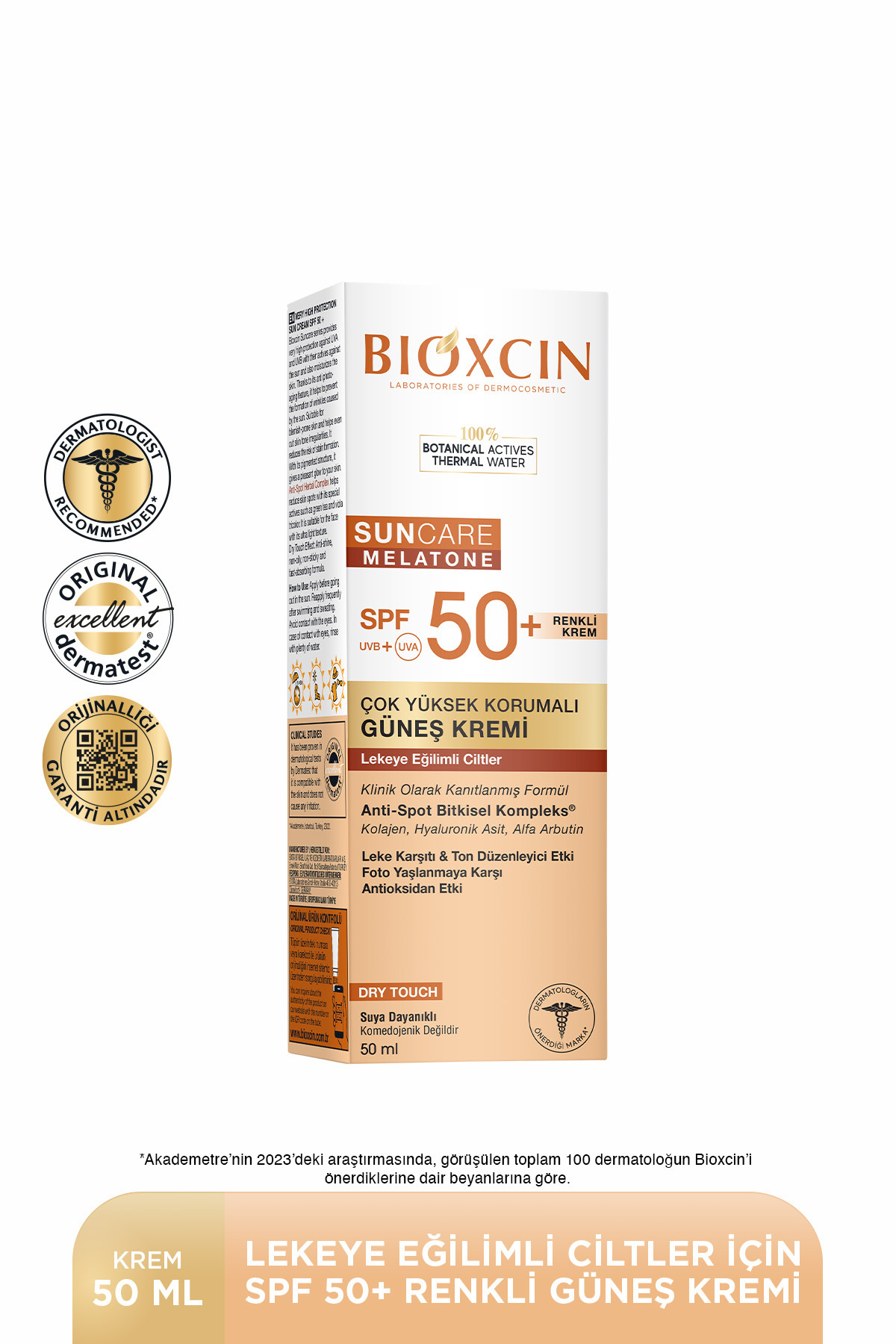 Bioxcin Sun Care Lekeye Eğilimli Renkli Güneş Krem-
