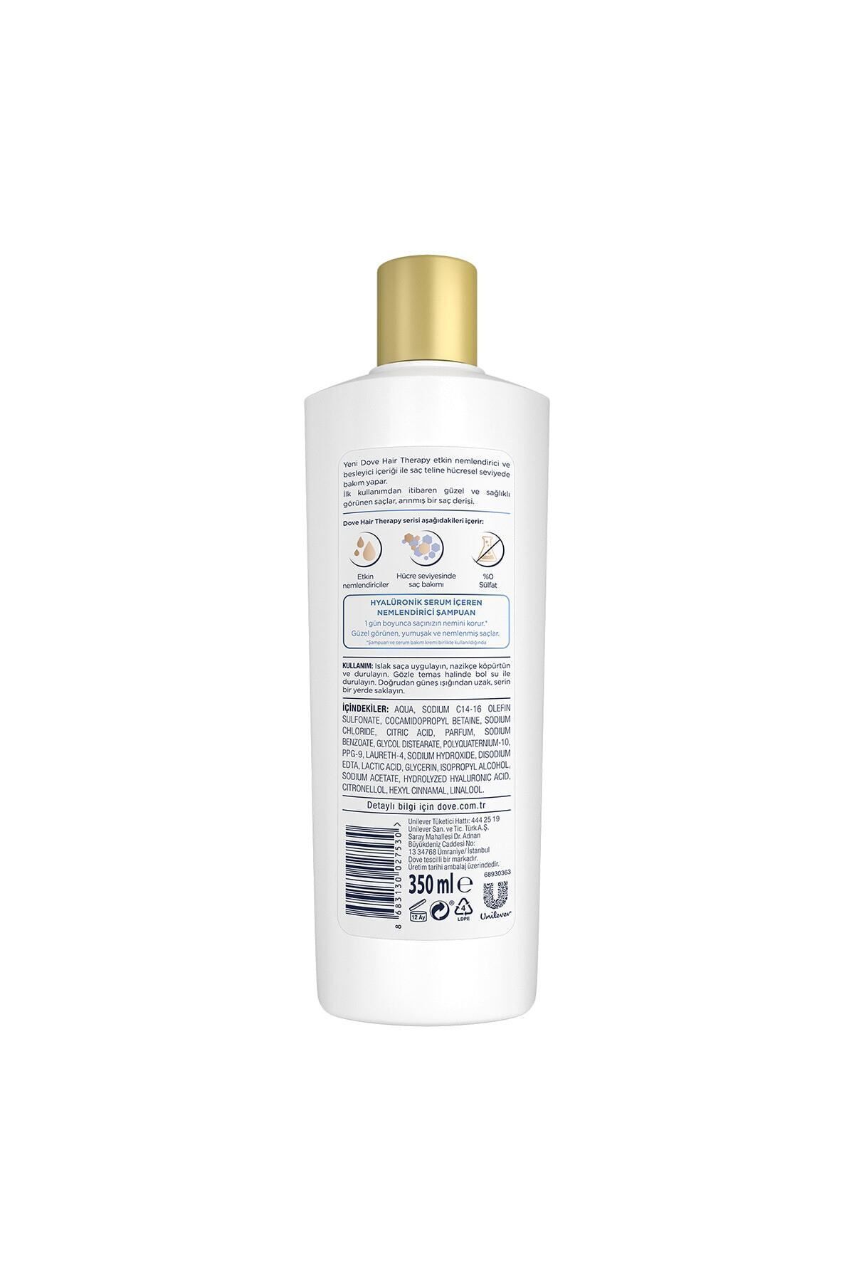 Dove Hair Therapy Hydration Spa Şampuan 350ml-