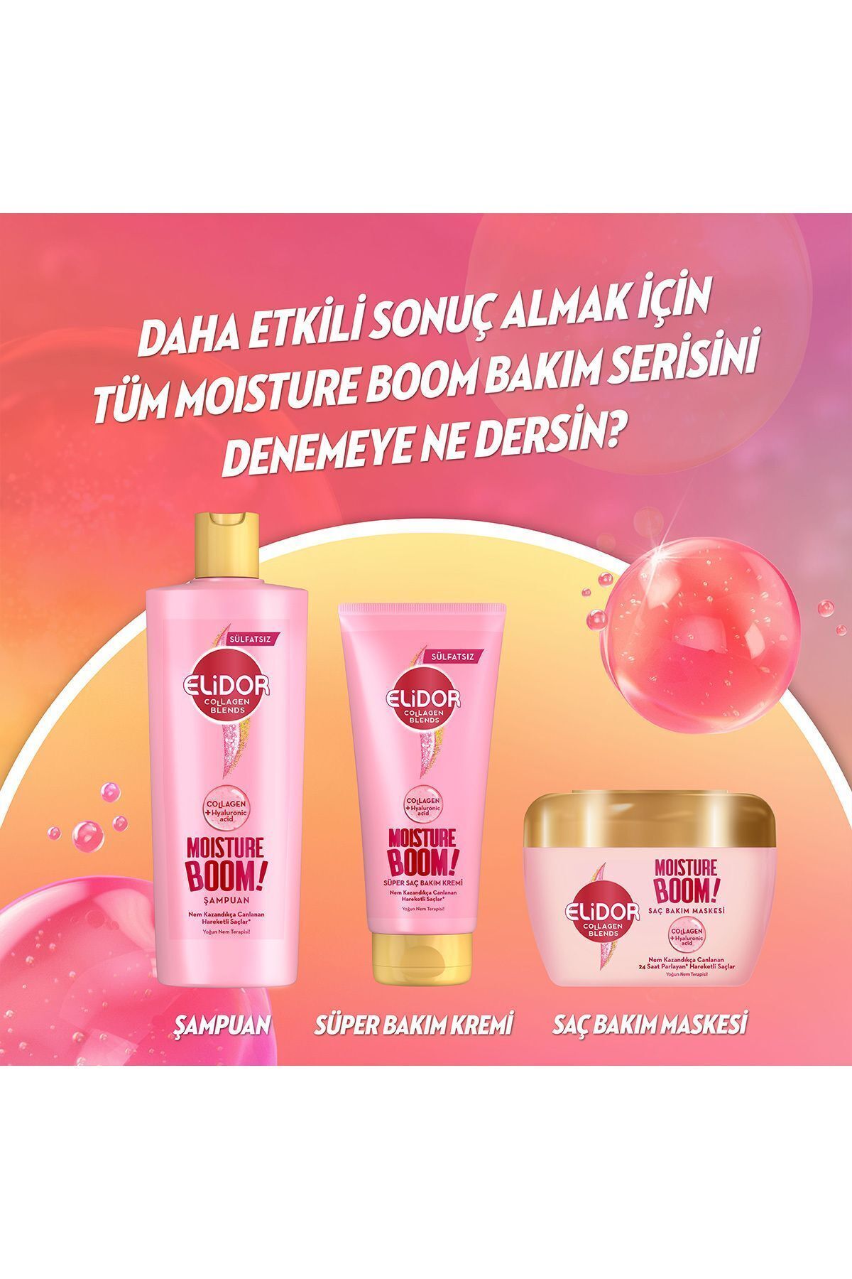 Elidor Collagen Blends Sülfatsız Süper Saç Bakım K-