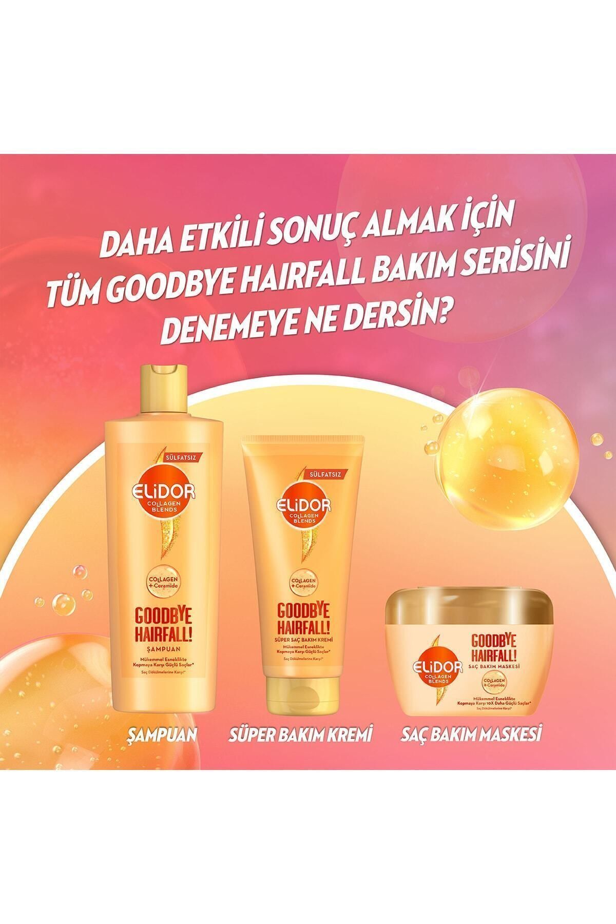 Elidor Collagen Blends Sülfatsız Saç Bakım Kremi G-