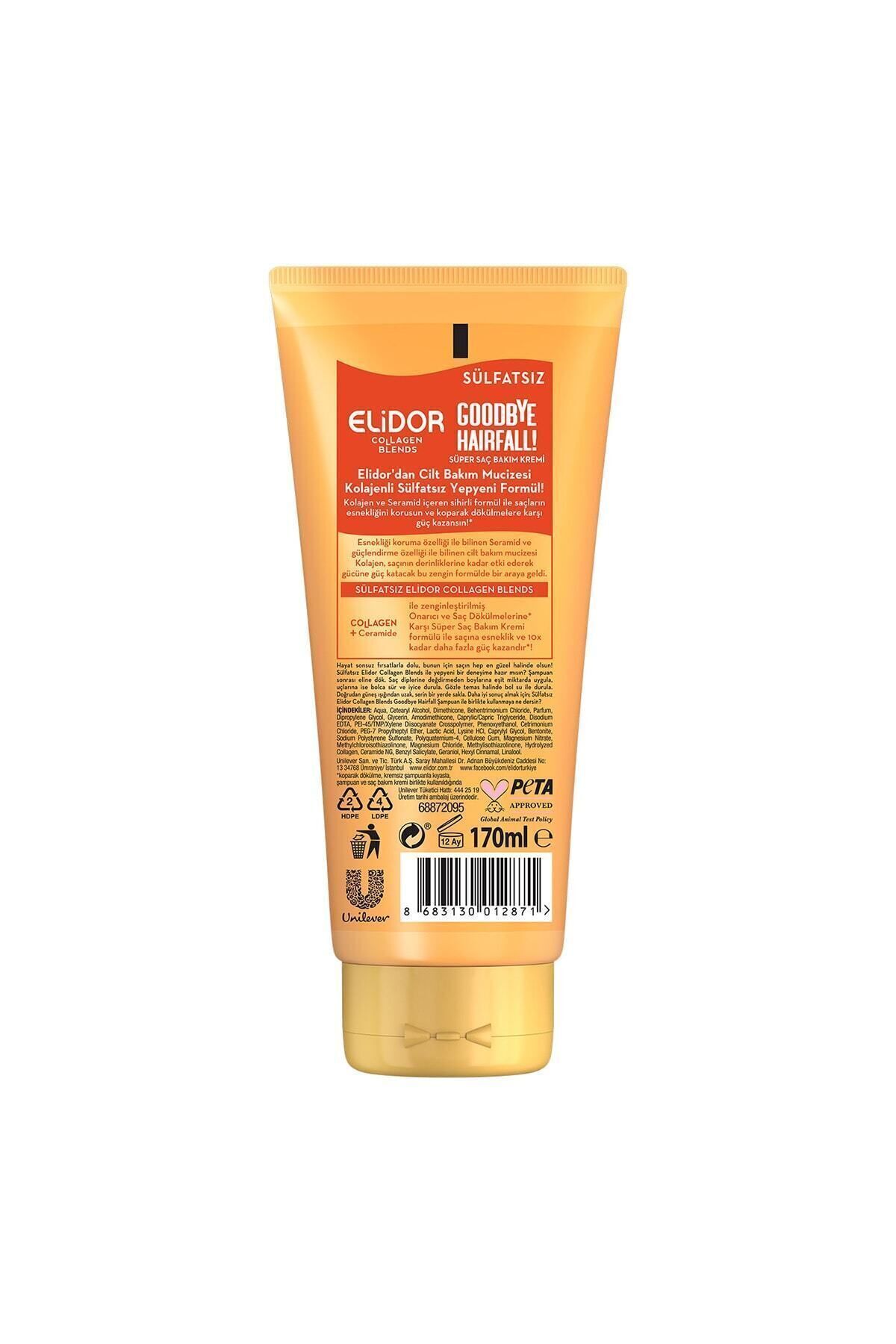 Elidor Collagen Blends Sülfatsız Saç Bakım Kremi G-