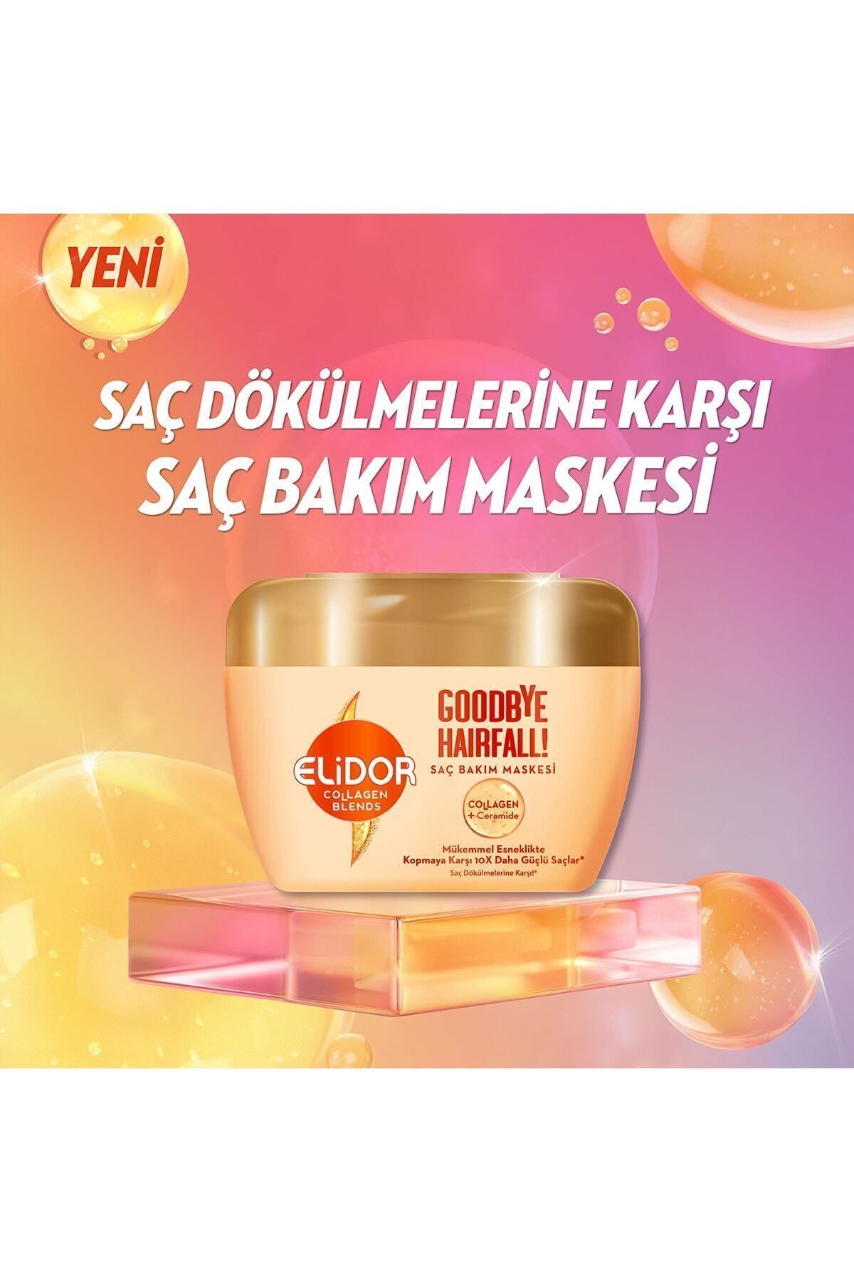 Elidor Collagen Blends Saç Bakım Maskesi Goodbye-