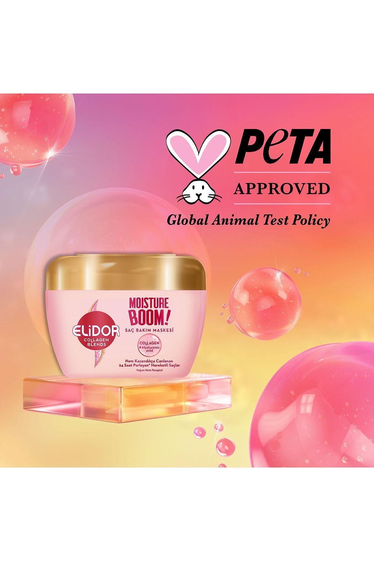 Elidor Collagen Blends Saç Bakım Maskesi Moisture-
