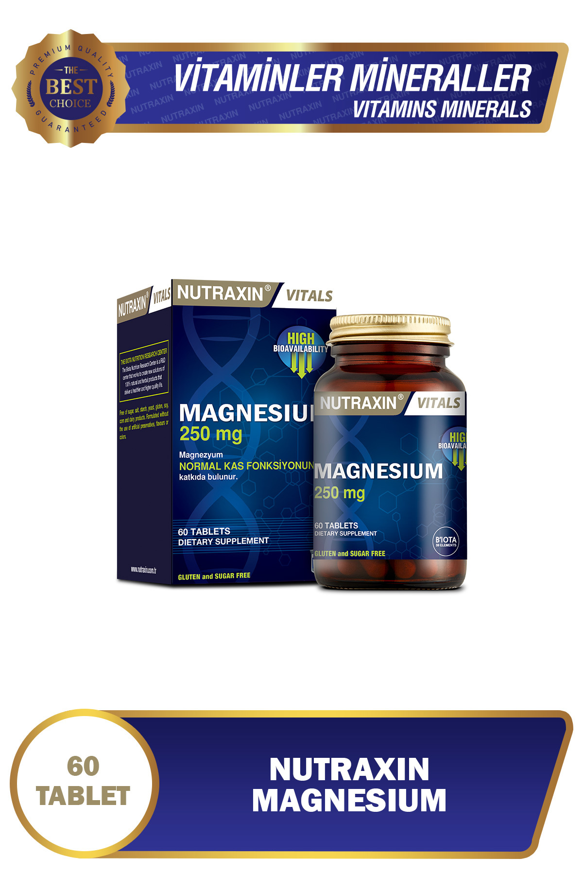 NUTRAXİN MAGNESİUM CİTRATE - MAGNEZYUM TAKVİYESİ 2-