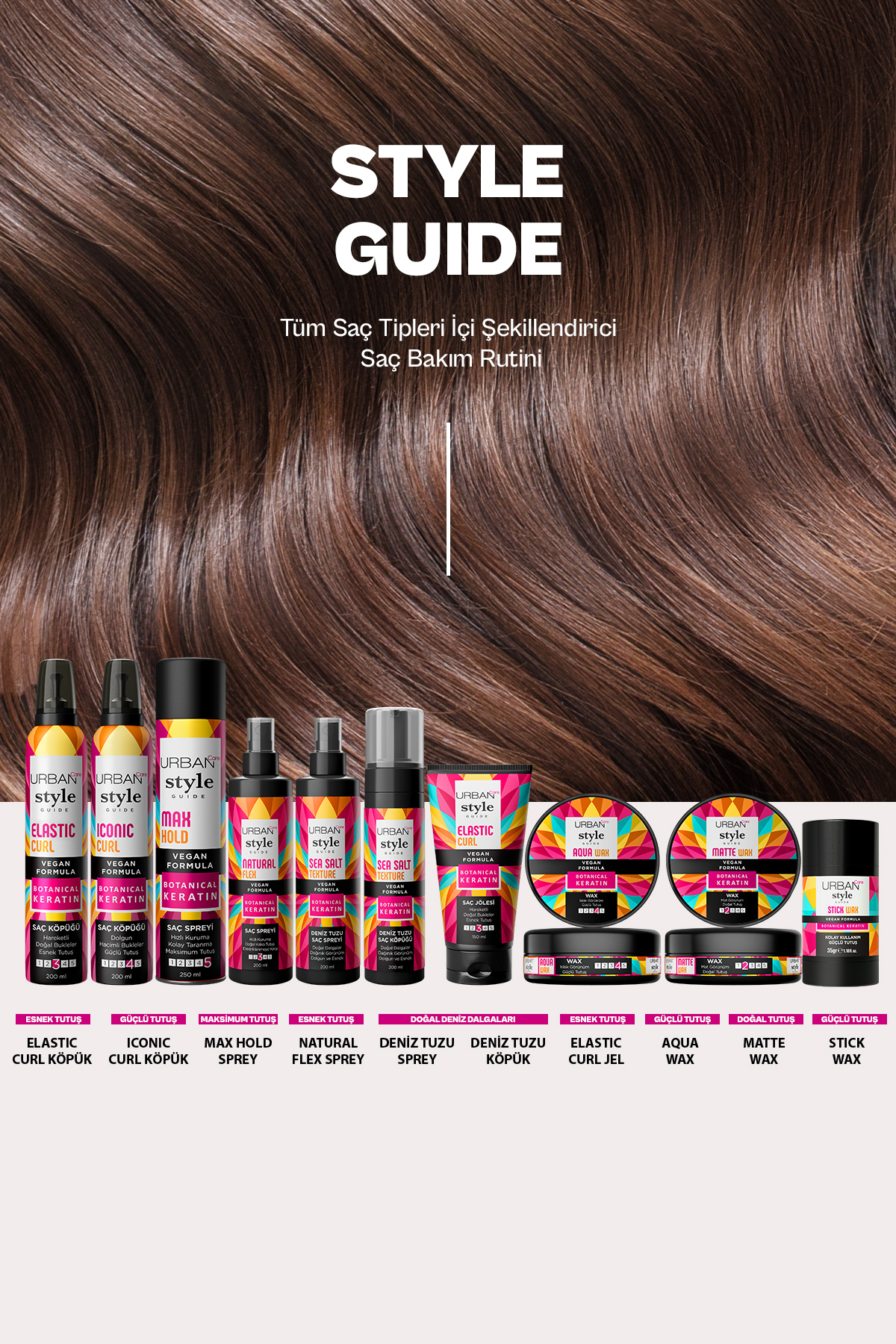 Urban Care Style Guide Natural Flex Gazsız Saç Spr-