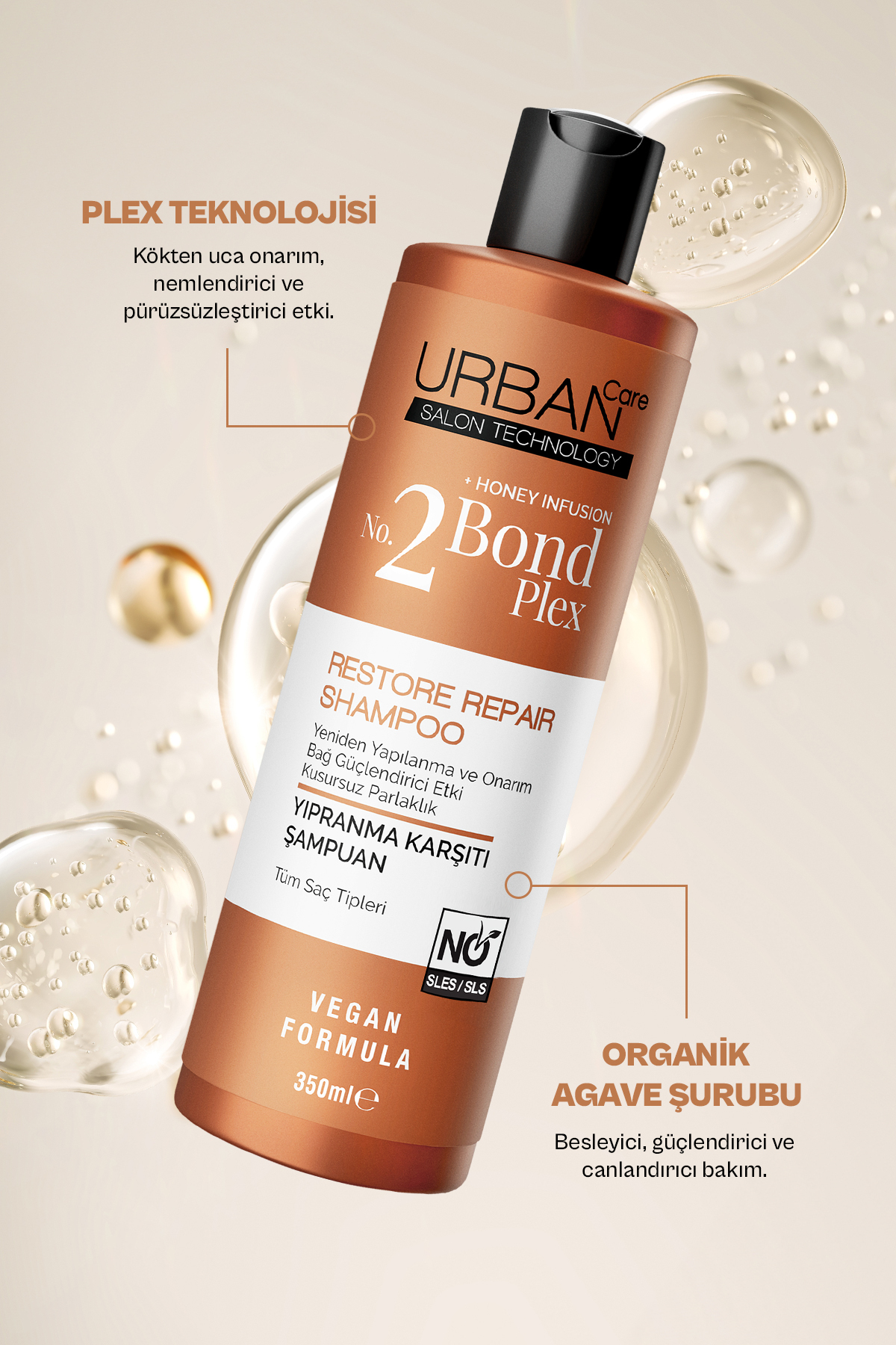 Urban CareNo.2 Bond Plex Restore Repair Şampuan-